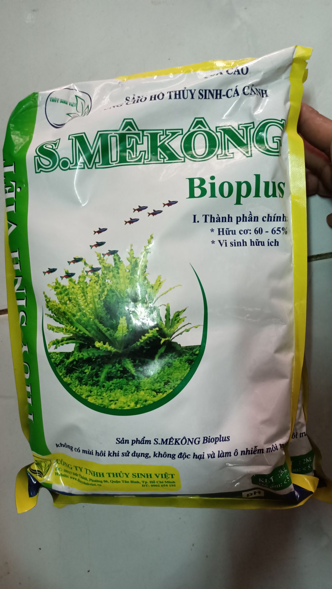 PHÂN NỀN THỦY SINH SMEKÔNG , ĐẤT NỀN TRỒNG CÂY