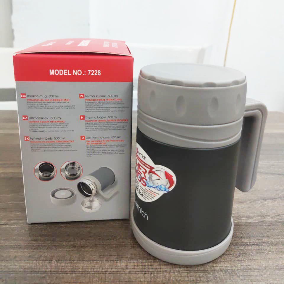 Bình siêu tốc 2 lớp Inox 304 cắm điện Kalpen AR17 dung tích 1.8L chuẩn công nghệ Đức, bảo hành 24 tháng chính hãng