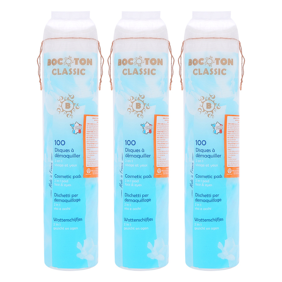 Bông tẩy trang Bocoton Classic 100 miếng