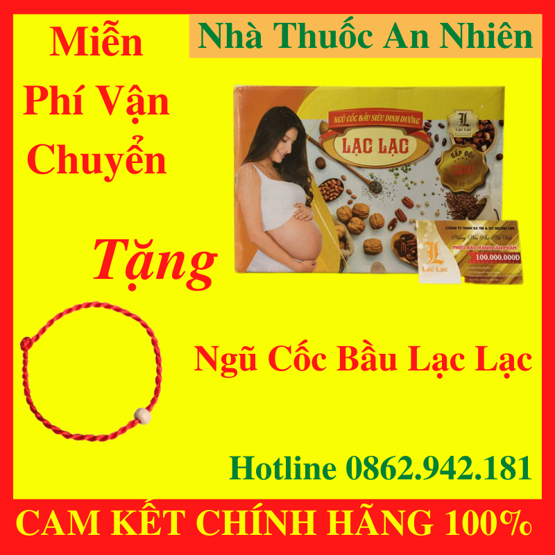 Ngũ cốc bầu lạc lạc - ngũ cốc dinh dưỡng cho bà bầu- chính hãng lạc lạc - an001