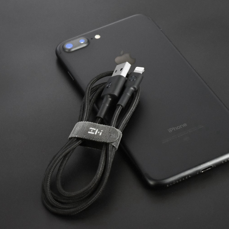 Cáp sạc nhanh ZMI AL803 Lightning, Dây Dù 1m