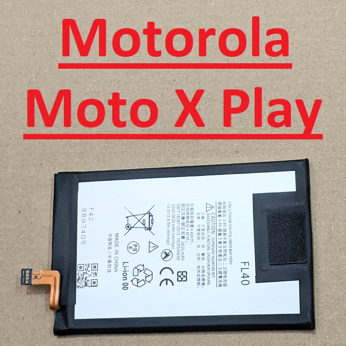 Pin zin motorola moto x play xt1562 xt1563 xt1564 mã fl40 dung lượng 3425mah battery linh kiện thay thế