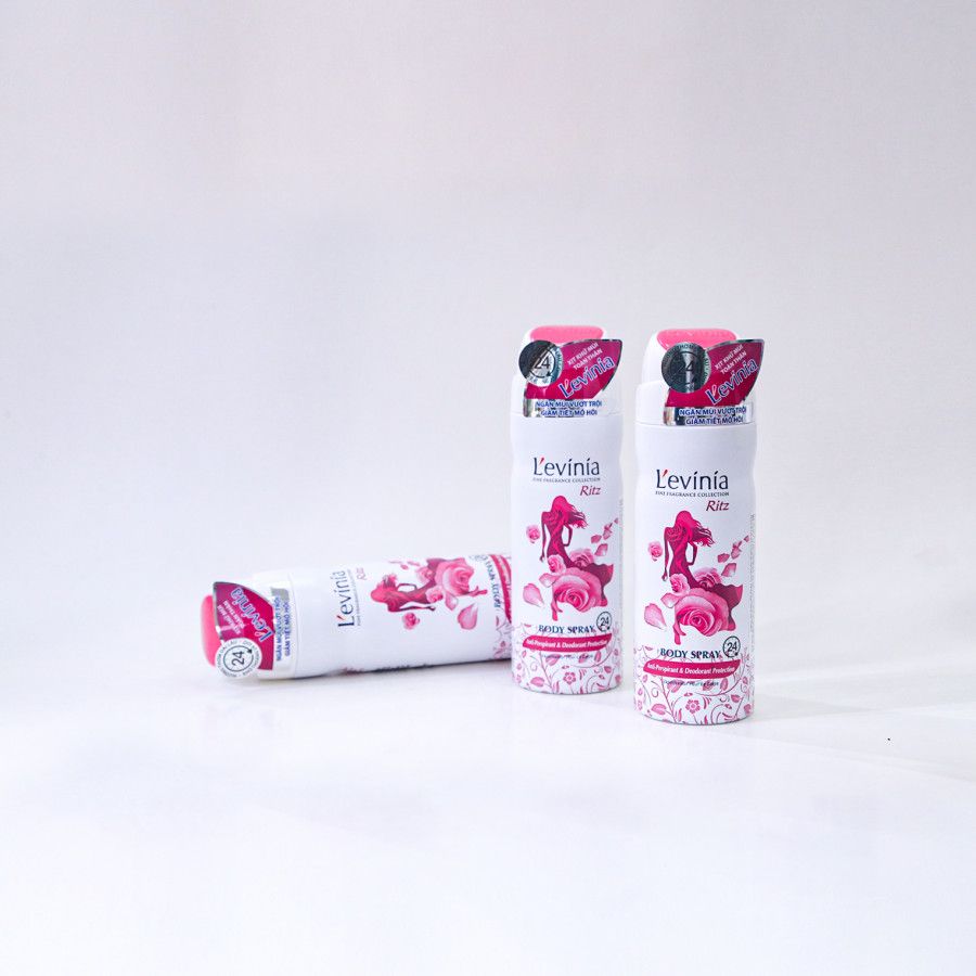 Xịt khử mùi levina hồng L'evinia