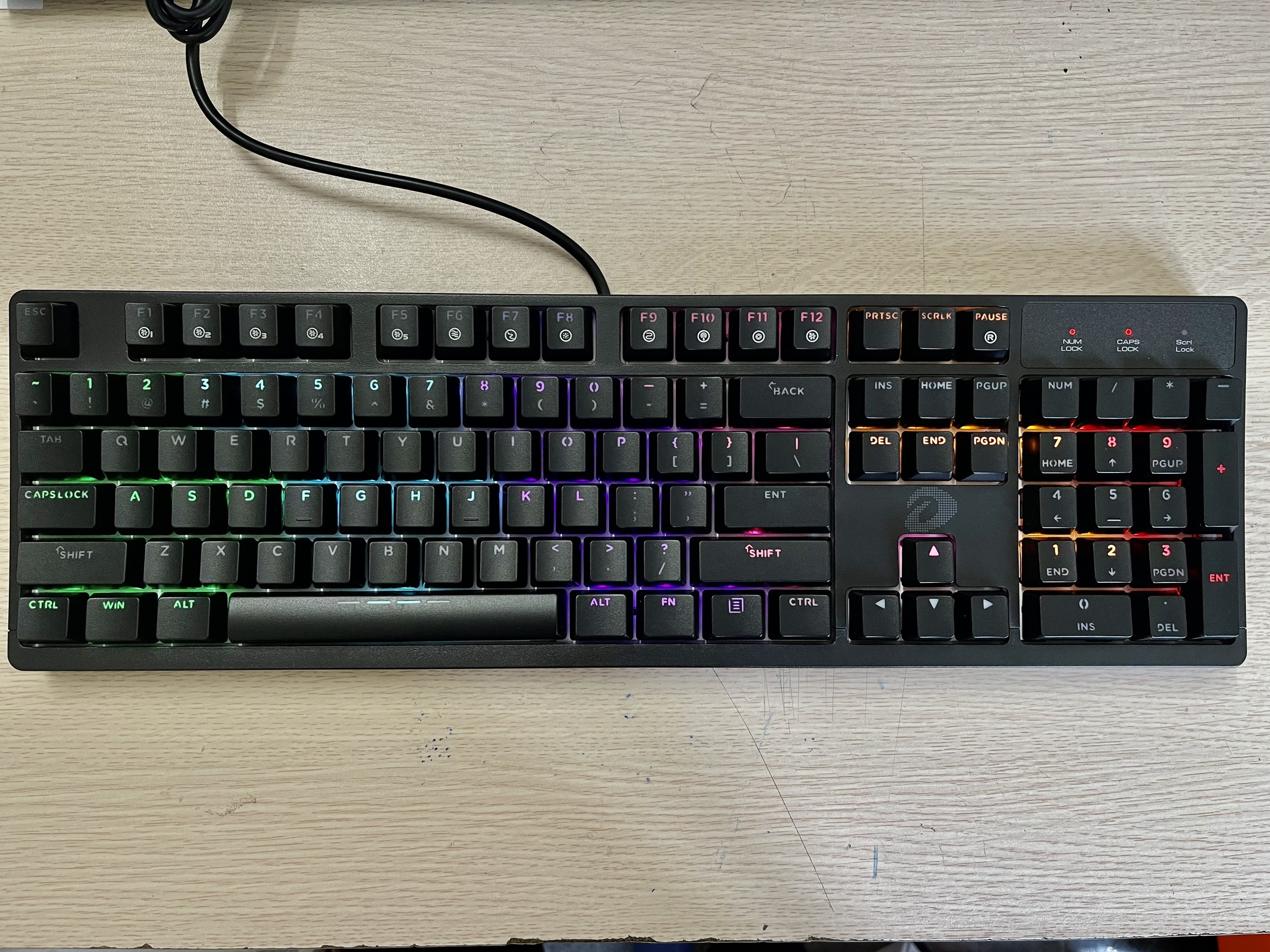 Bàn phím cơ Gaming DAREU EK1280s 104KEY (MULTI LED)