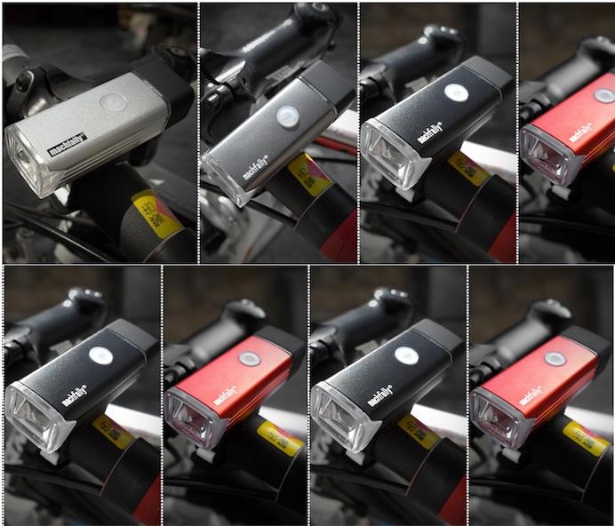 Đèn trước xe đạp sạc usb Machfally BK400