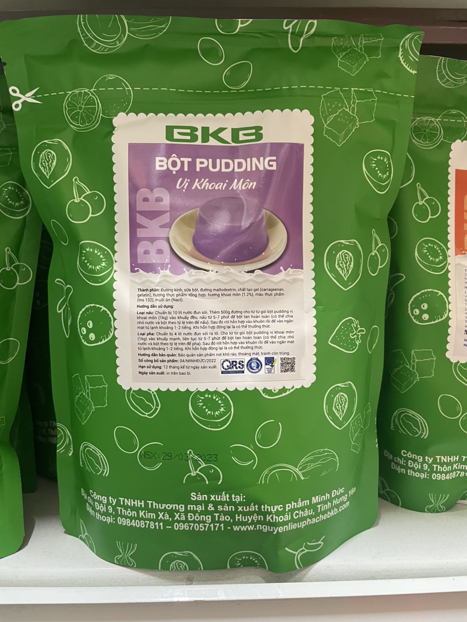 BỘT PUDDING BKB 1KG