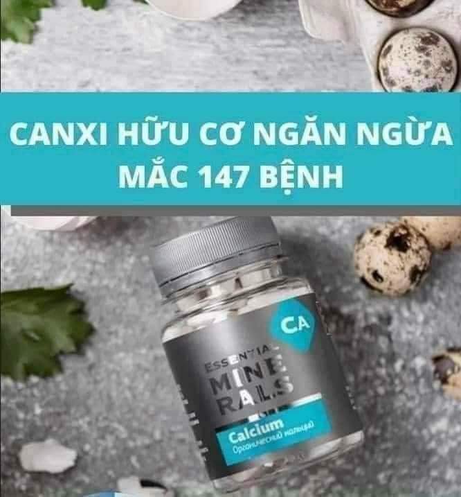 Canxi Hữu Cơ Siberian Wellness Essential Minerals Calcium