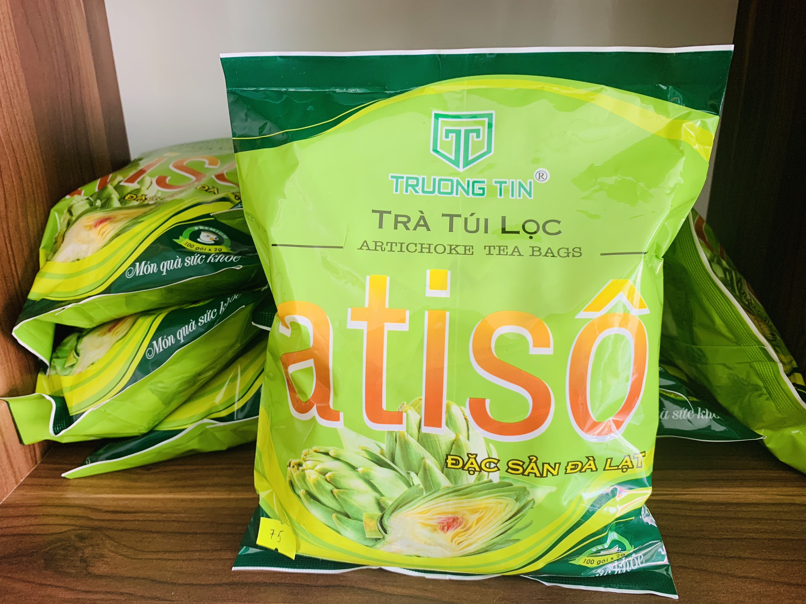 atiso túi lọc 100 gói 2gr