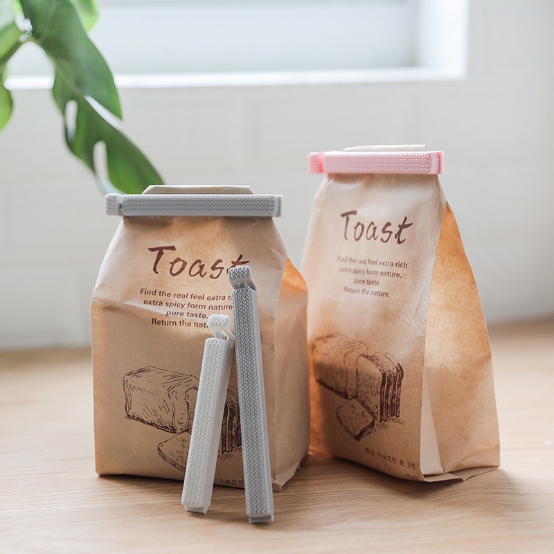 [3-5/8 Hoàn Tiền 25%] - Set 2 kẹp miệng túi thực phẩm có nam châm dán note tủ lạnh KNSTORE