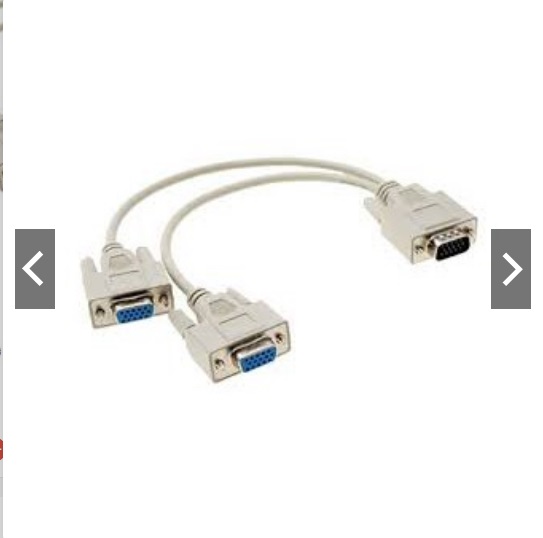 Dây Cáp chia 1 cổng VGA thành 2 cổng ra Màn hình