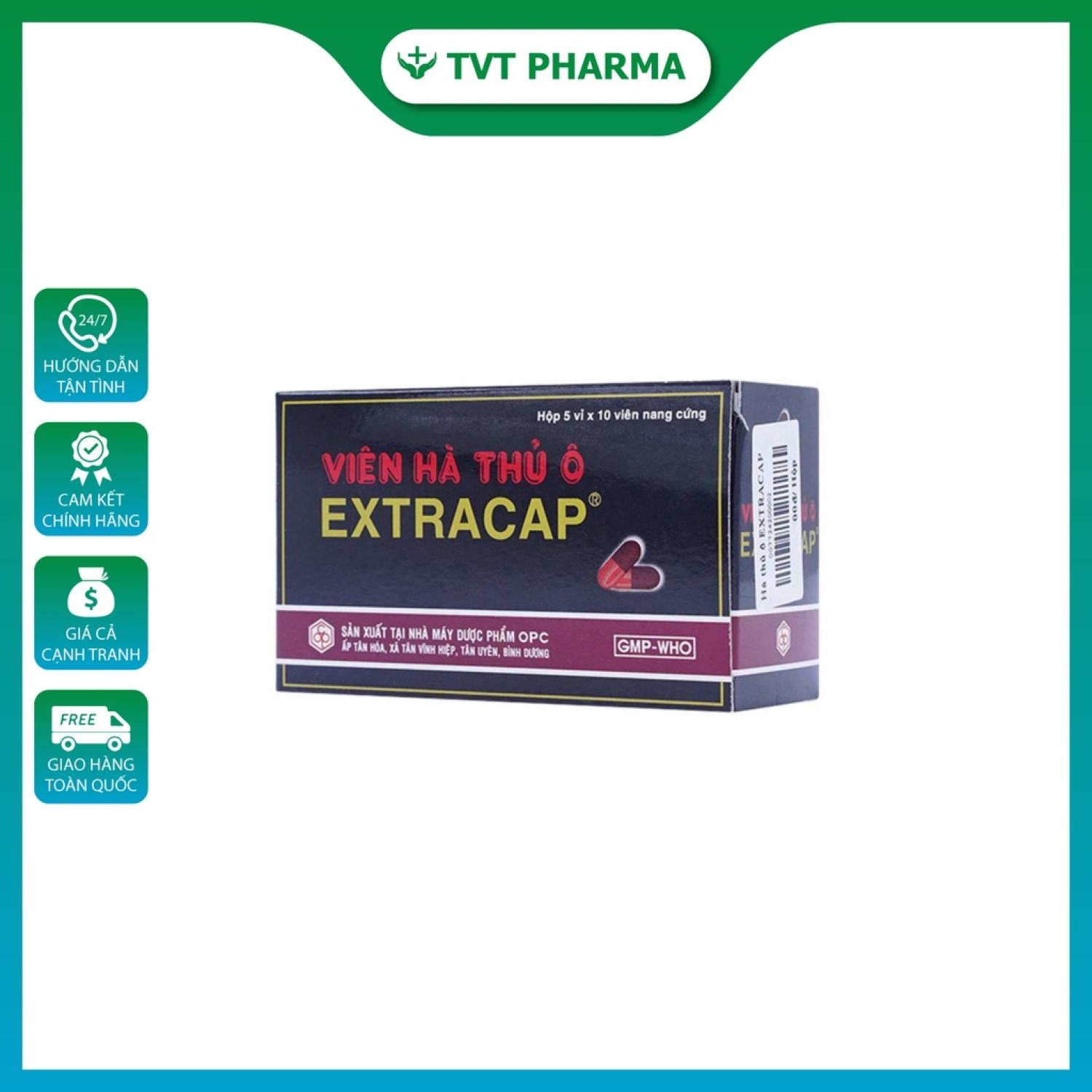 Viên Hà Thủ Ô EXTRACAP (Hộp 50 viên)