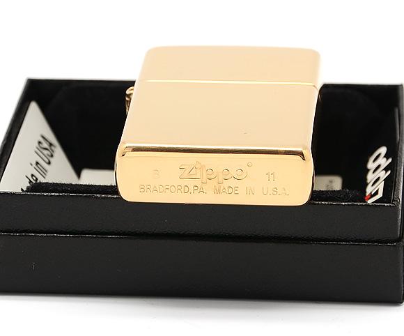 ZIPPO 254 - ZIPPO POLISHED BRASS ENGRAVED