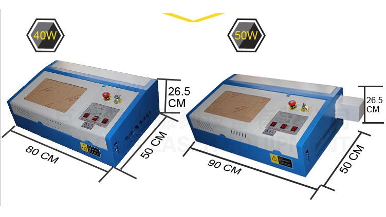 Máy Cắt Laser, Máy Khắc Laser 50W khổ 3020, Máy khắc laser KB3