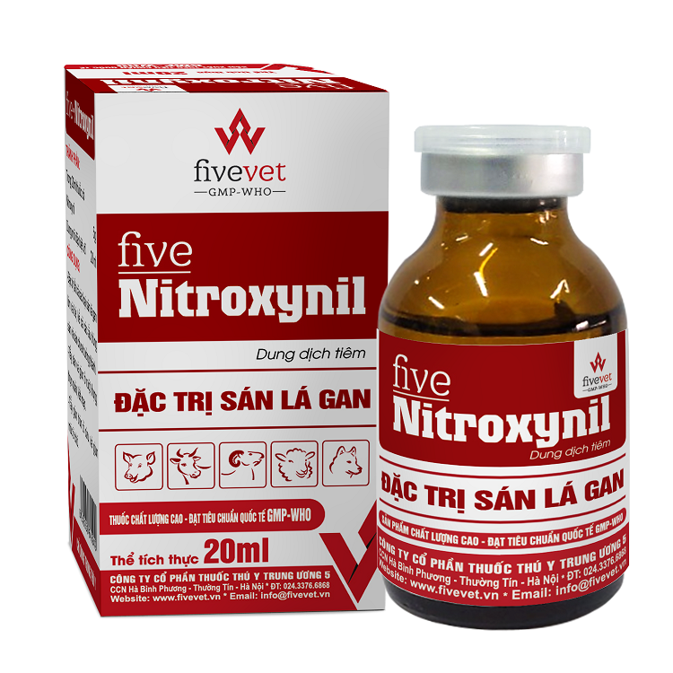 Five-Nitroxynil Chuyên dùng sán lá gan vật nuôi