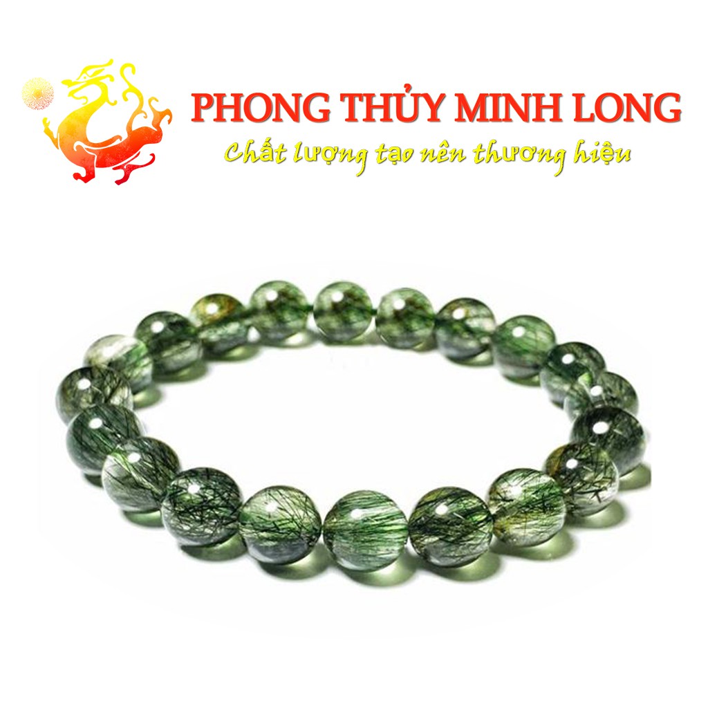 Vòng tay đá. Thach Anh Tóc Xanh