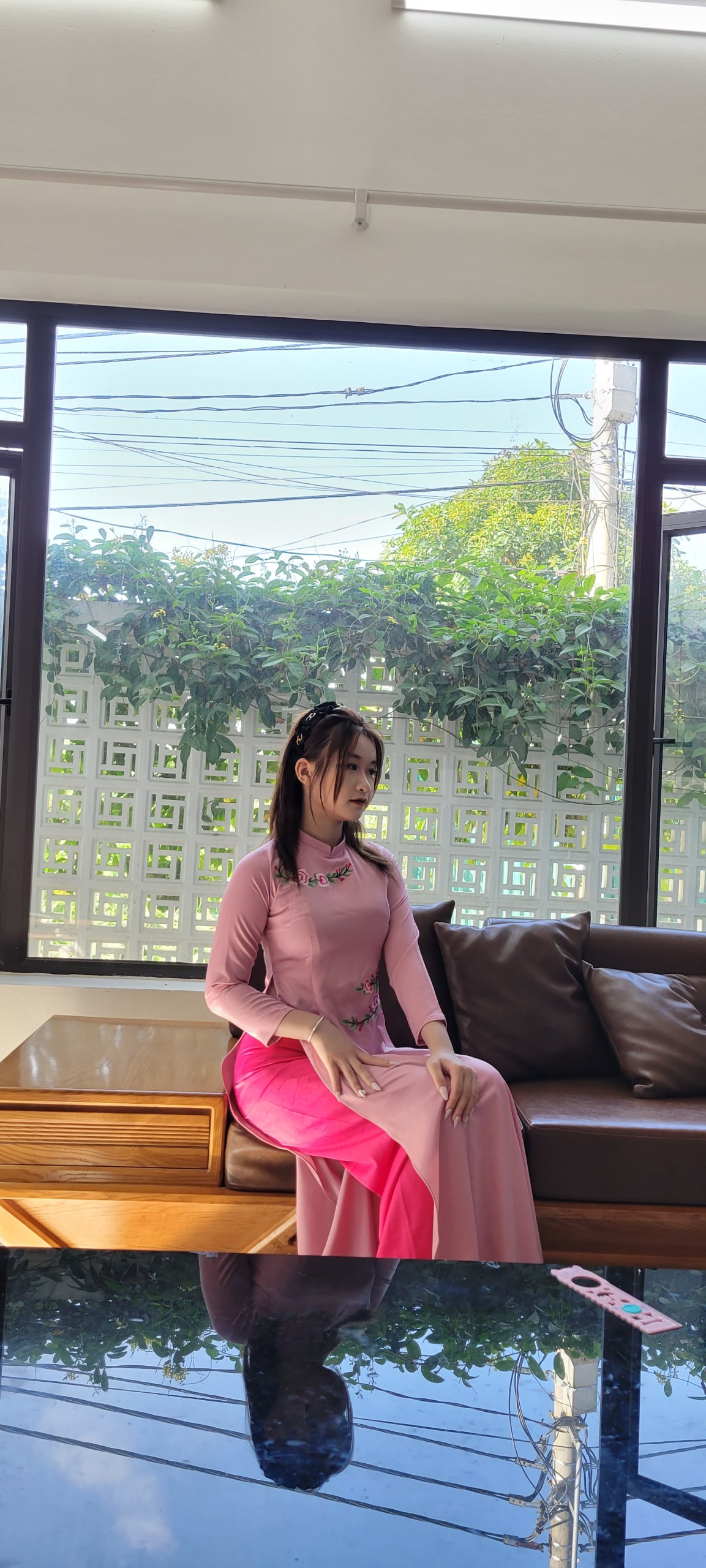 áo dài may sẵn cực xinh 2023