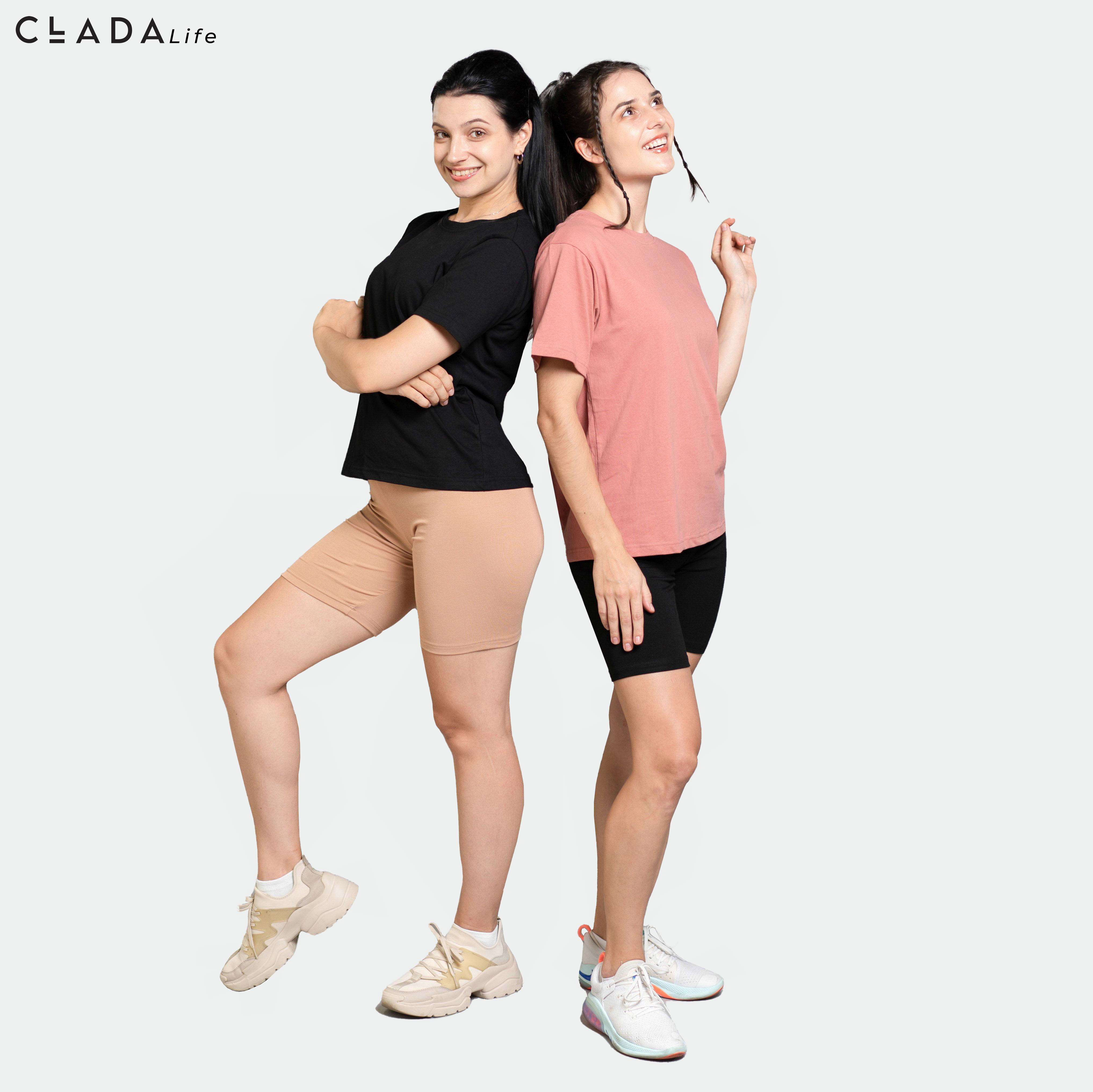 Áo Thun Cotton Nữ Tee Basic Thương Hiệu CLADA - AL001