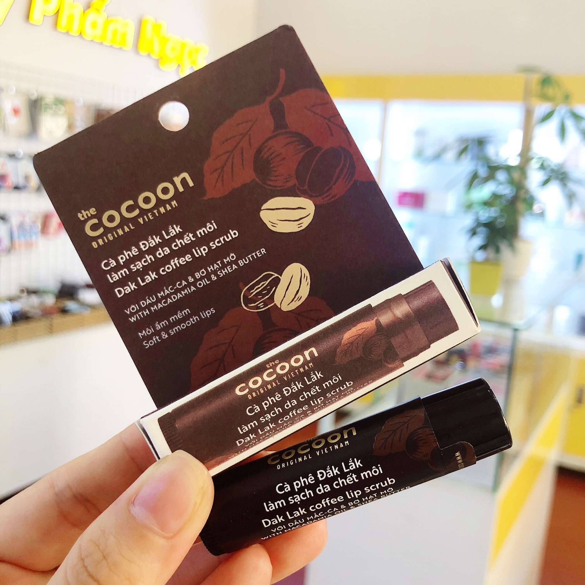 [HCM][CHÍNH HÃNG] Cà Phê Đắk Lắk Làm Sạch Da Chết Môi Cocoon 5g