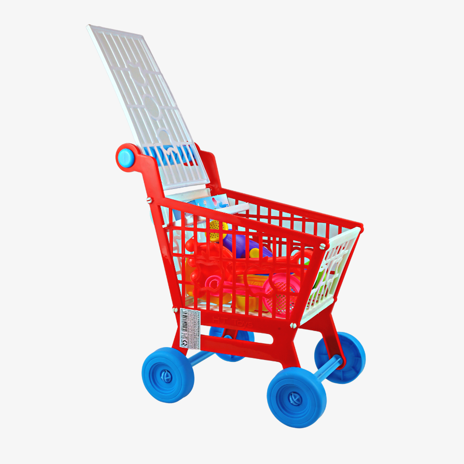 Đồ chơi xe đẩy siêu thị cho bé (có nhạc, kèm bộ đồ chơi) HT7658