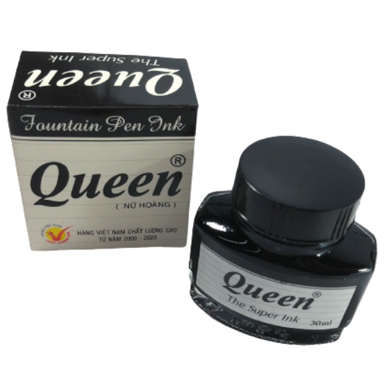 Mực viết bút máy,Mực Queen (1 lọ )