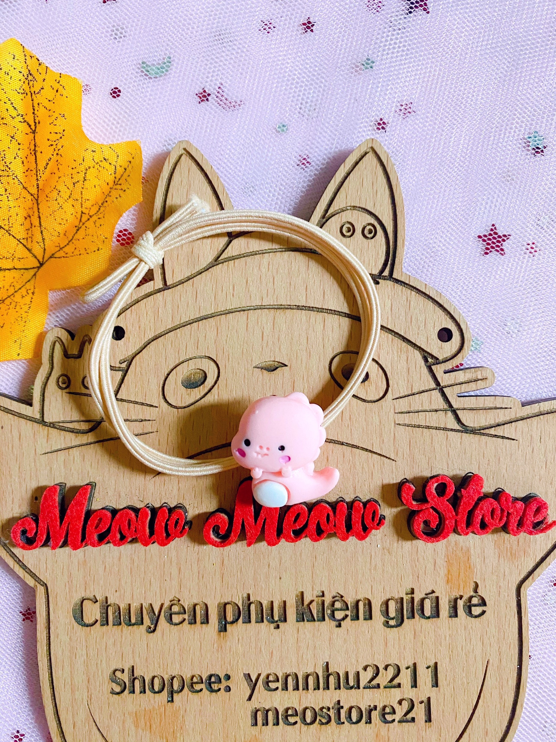COMBO 2 CỘT❣️Ảnh thật❣️Được Chọn Mẫu- Cột Tóc Bé Khủng Long Siêu Cưng- Dây Cột Tóc Giá Rẻ❣️