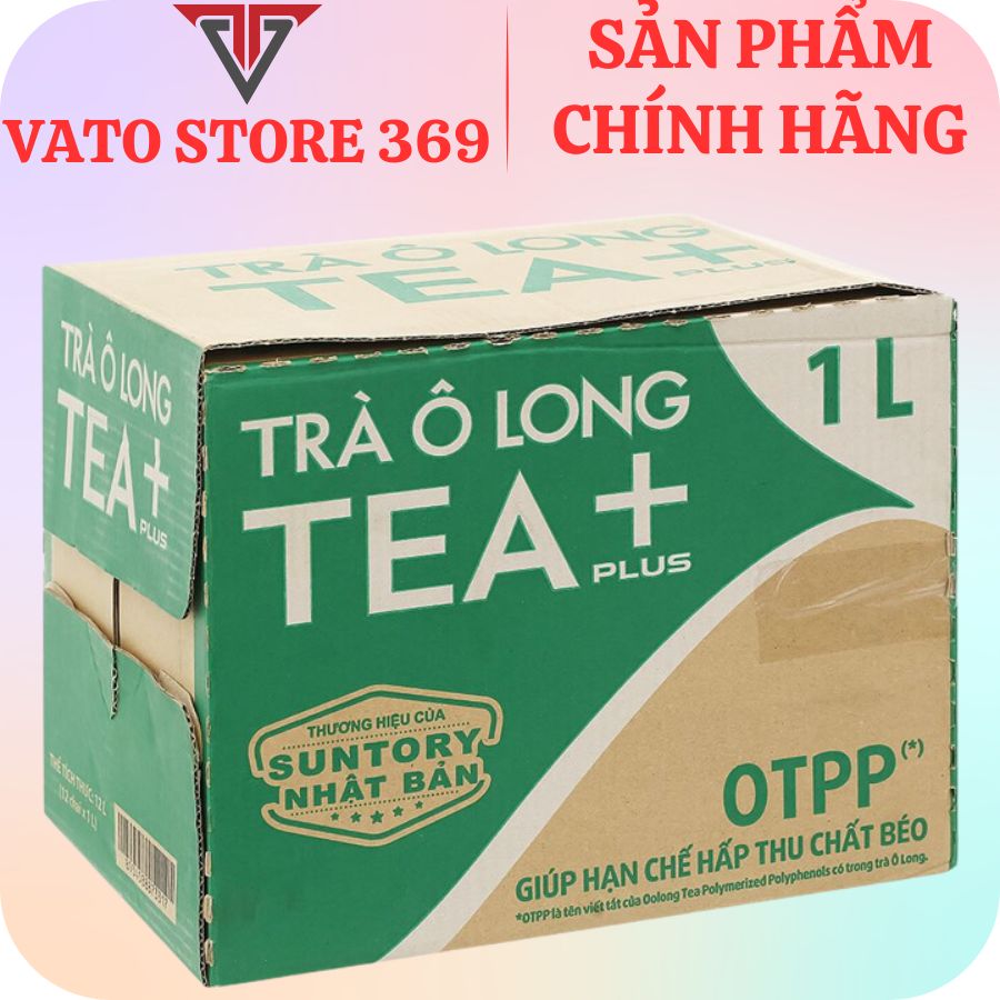 Trà ô long TEA+ PLUS chai 1 lít