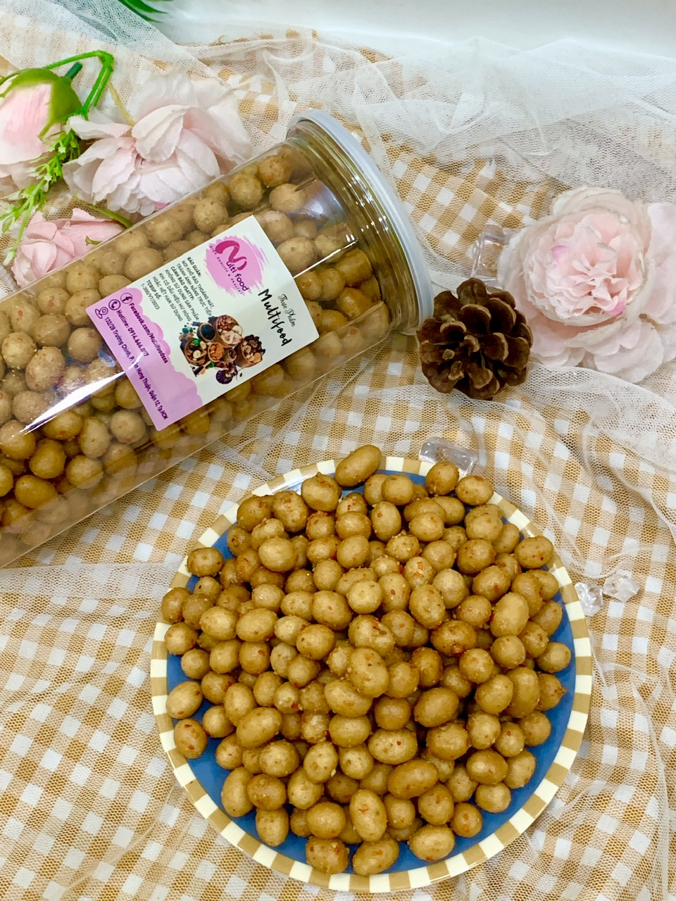 500G ĐẬU PHỘNG CỐT DỪA TỎI ỚT - MULTIFOOD