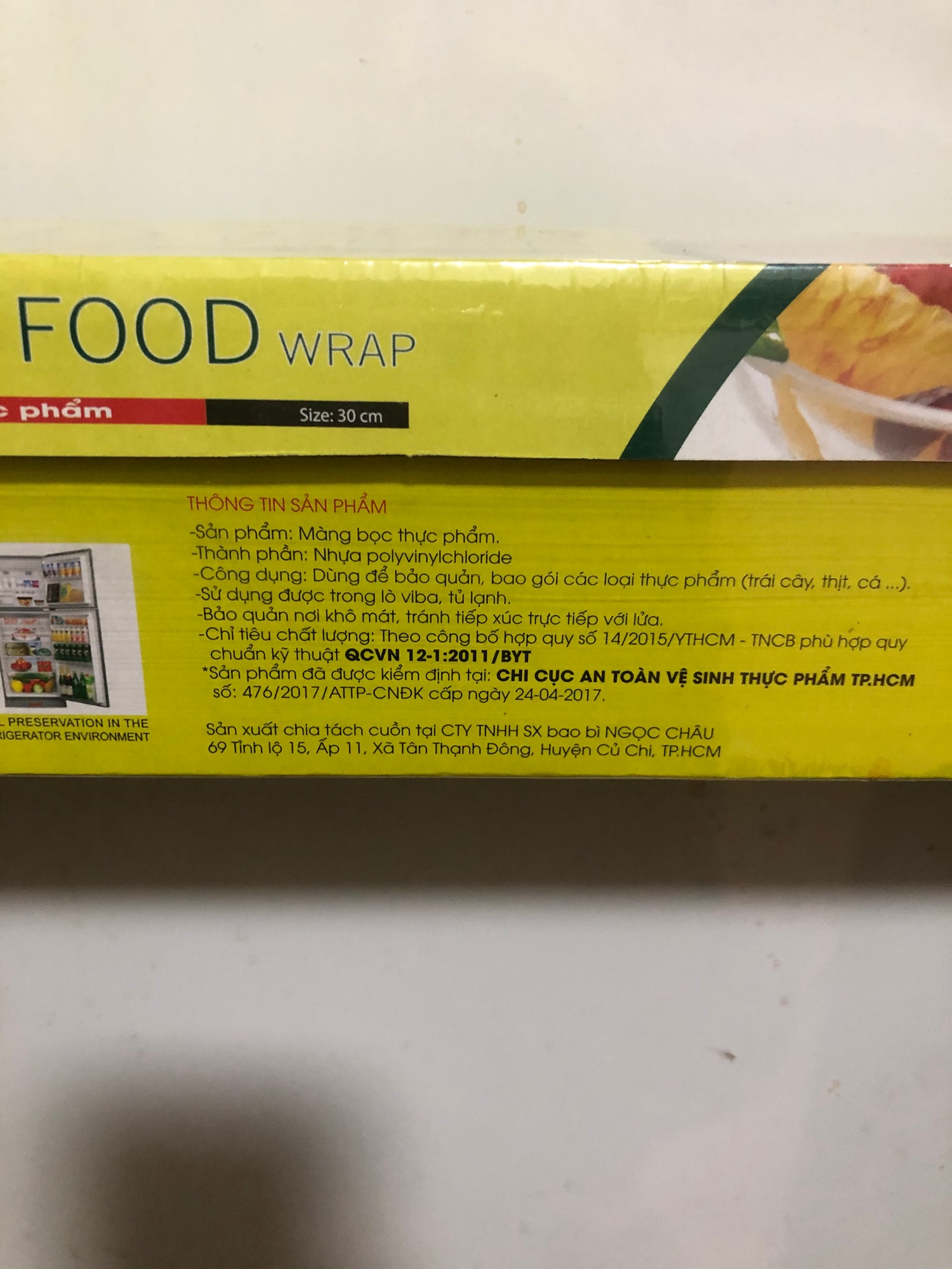 [HCM]Màng Bọc Thực Phẩm 200  Kích Thước 30CM X120M - T.H.P