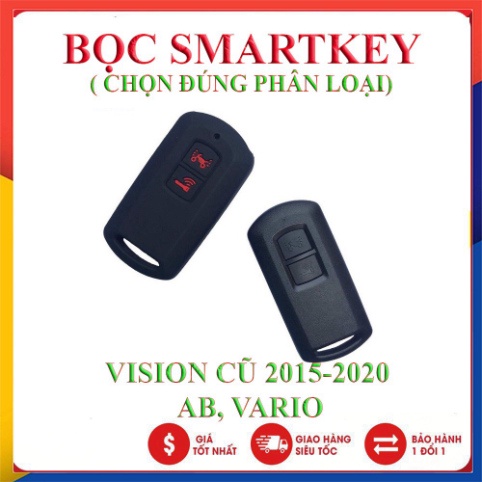 Bọc chia khóa smarkey vario, lead , AB ,Vision 2017-2020 ( loại 2 nút )