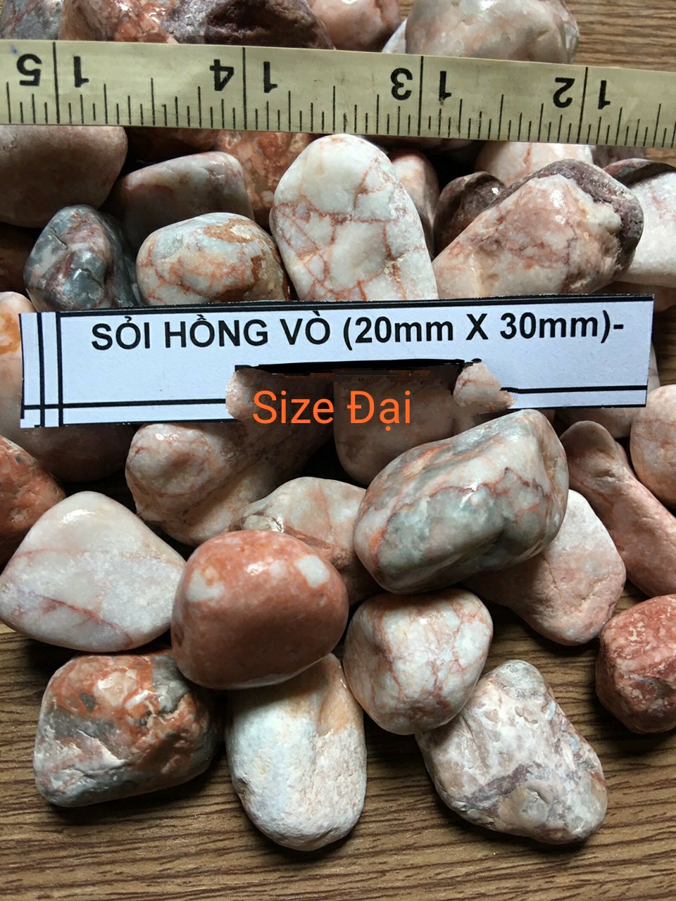 [ Chọn Size] Combo 5kg Sỏi Hồng Trang Trí Bể Cá, Sân Vườn...