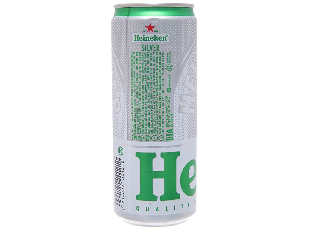 [Siêu thị WinMart] - Bia Heineken Silver lon 330ml