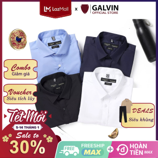 GALVIN_Áo sơ mi nam 4 màu basic chính hãng GALVIN thumbnail