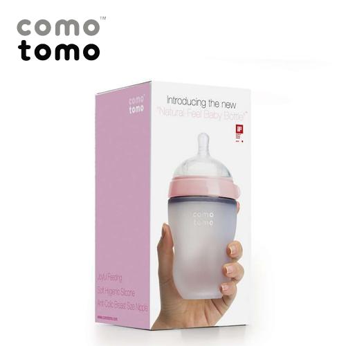 Combo 02 Bình sữa comotomo siêu mềm 250ml màu Hồng