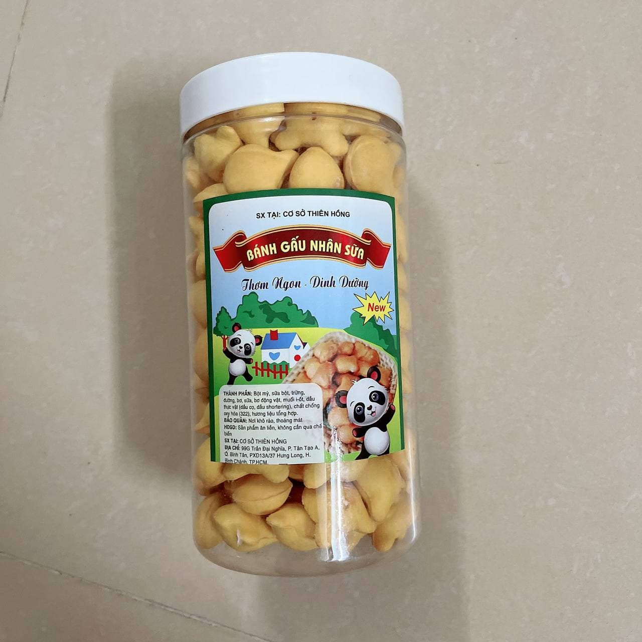 1kg - 500g bánh gấu nhân sữa