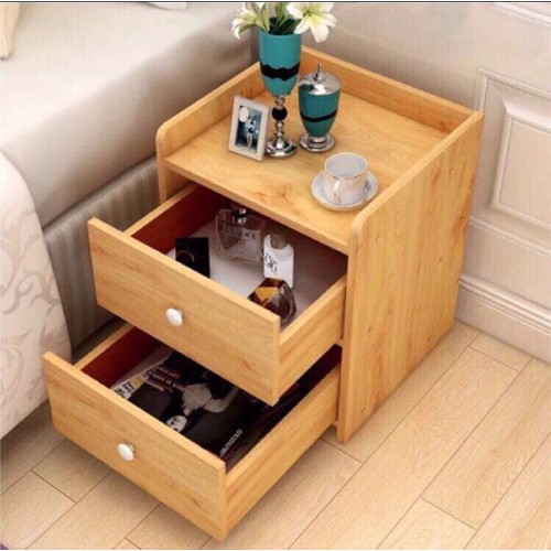 Tủ gỗ đầu giường 2 ngăn kéo