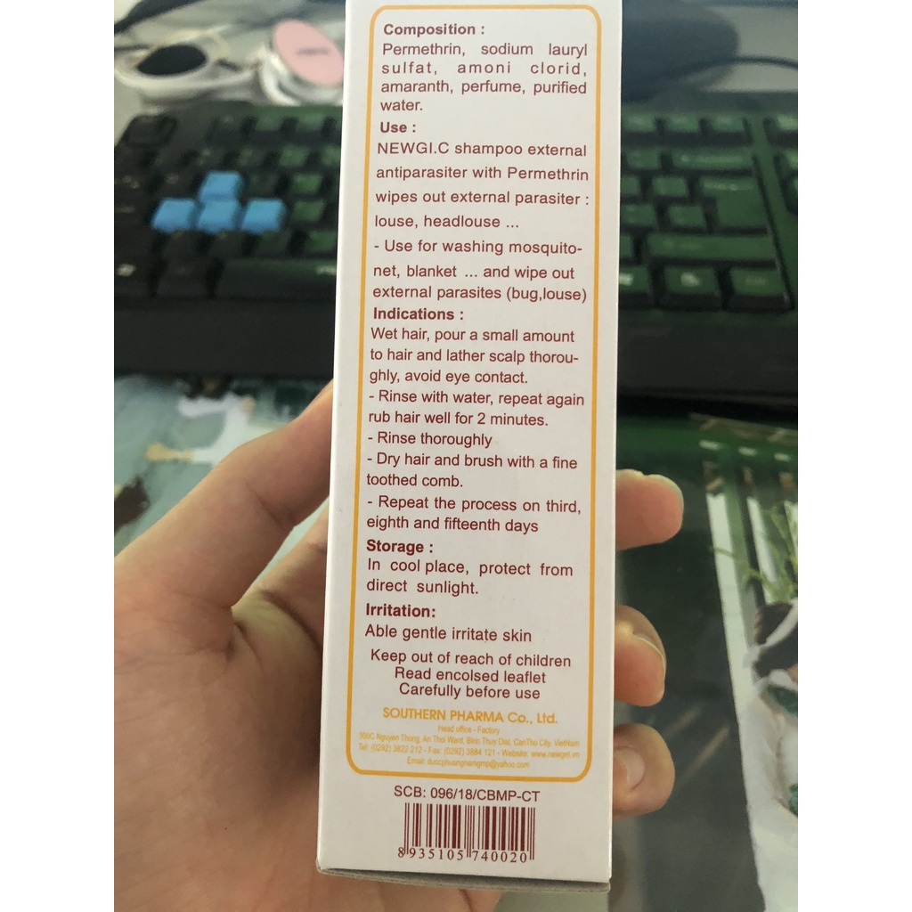 [CHÍNH HÃNG] Dầu gội đầu sạch chí Newgi.C