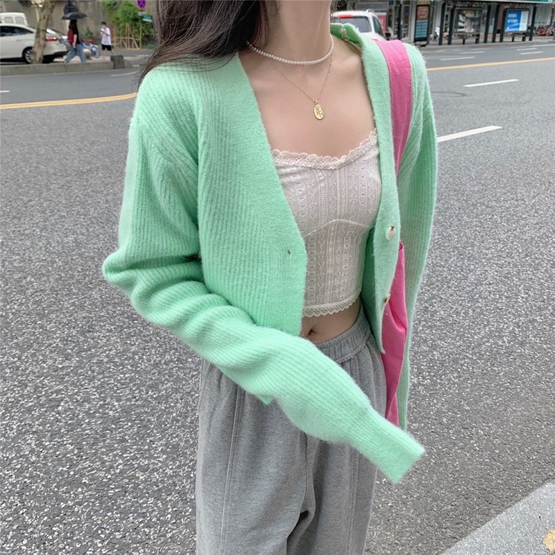 áo len/ croptop cardigan