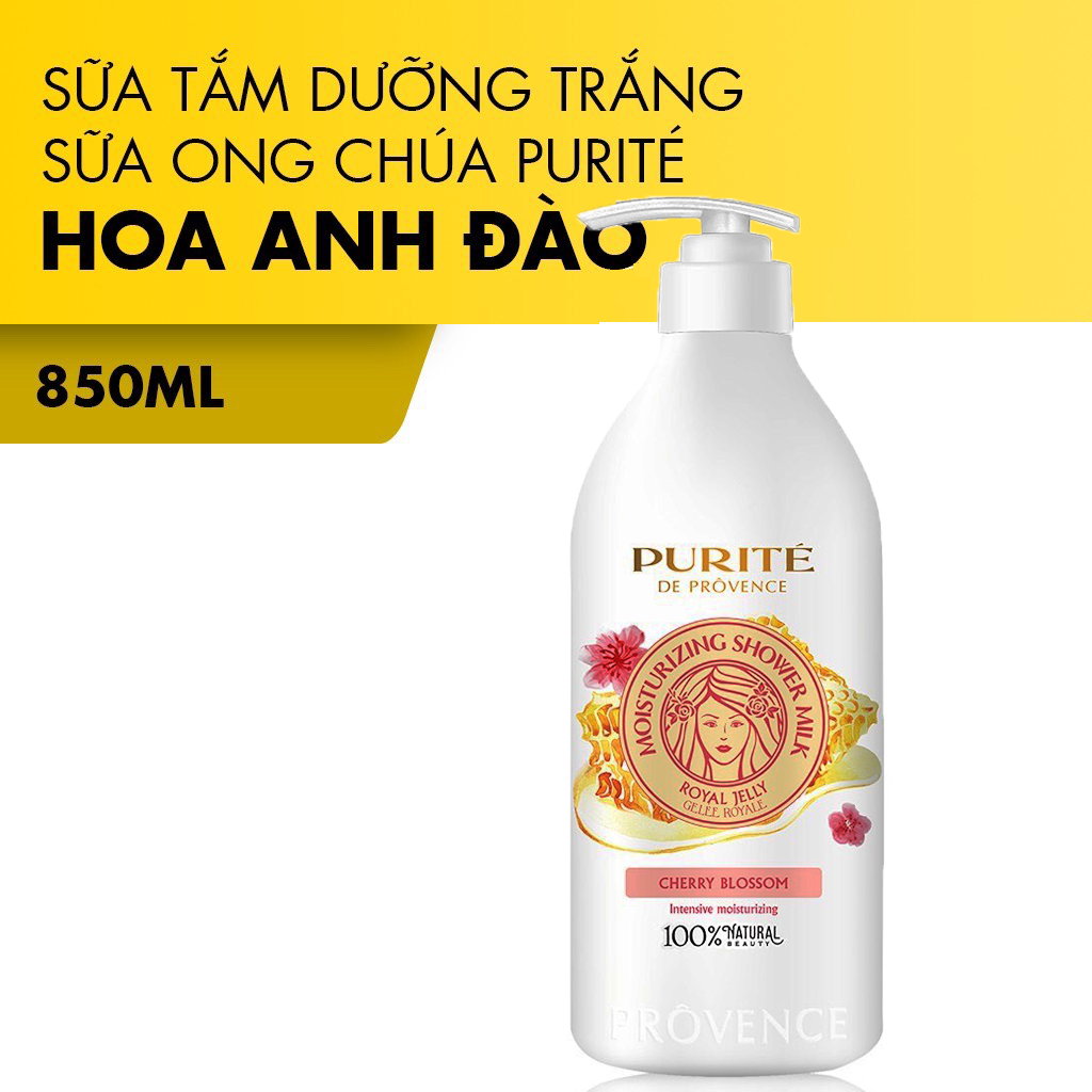 BÁO GIÁ SỮA TẮM DƯỠNG TRẮNG DA NYSHA TẢO BIỂN 1.15L | Shopee Lazada Sendo Tiki mới nhất 44 Sữa Tắm Dưỡng Trắng Da PURITÉ Sữa Ong Chúa Hương Hoa Anh Đào 850ml