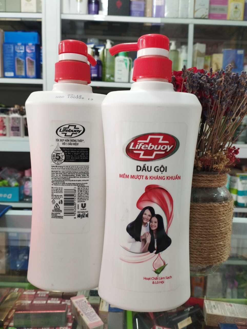 Dầu gội Lifebuoy tóc mềm mượt 621ml