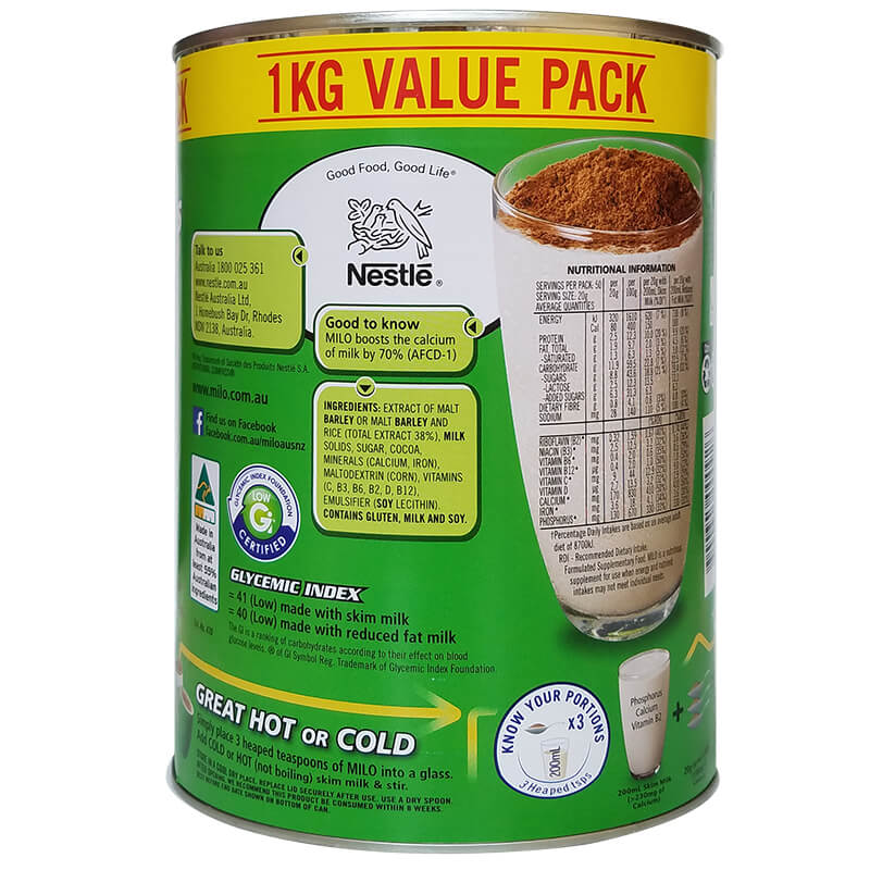 Sữa Bột Milo Của Úc 1kg/hộp - sữa bột