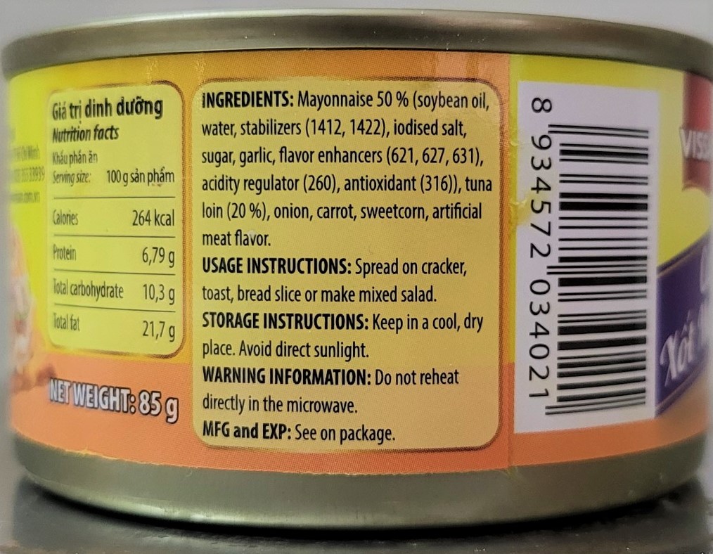 [Hộp nhỏ 85g] CÁ NGỪ XỐT MAYONNAISE [VN] VISSAN Tuna Spread