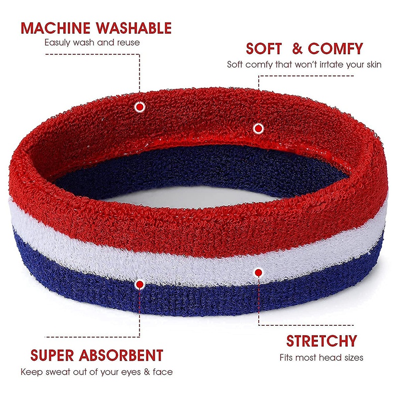 Headband Wristband Set,Sports Headband and Wristband Sports Band