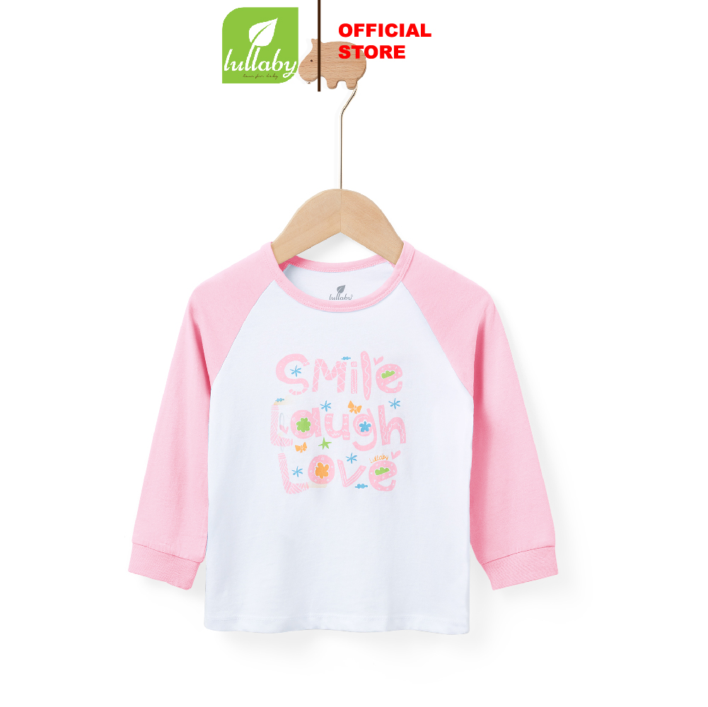 LULLABY - Áo dài tay raglan Bé gái NH228V
