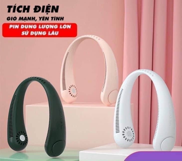 Quạt quàng cổ, đeo cổ siêu mát thế hệ mới, công nghệ mới hiện đại