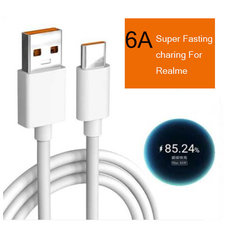 [HCM] Cáp sạc siêu nhanh oppo 6A cho các dòng type-c đời mới chuôi To