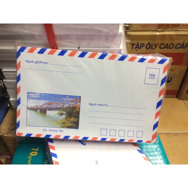 100 Cái Phong bì,Bì thư có keo dán sẵn,Loại dày đẹp