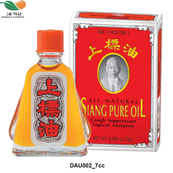 [HCM]Lẻ 1 chai dầu thái nước vàng Siang pure oil 7cc giá tốt