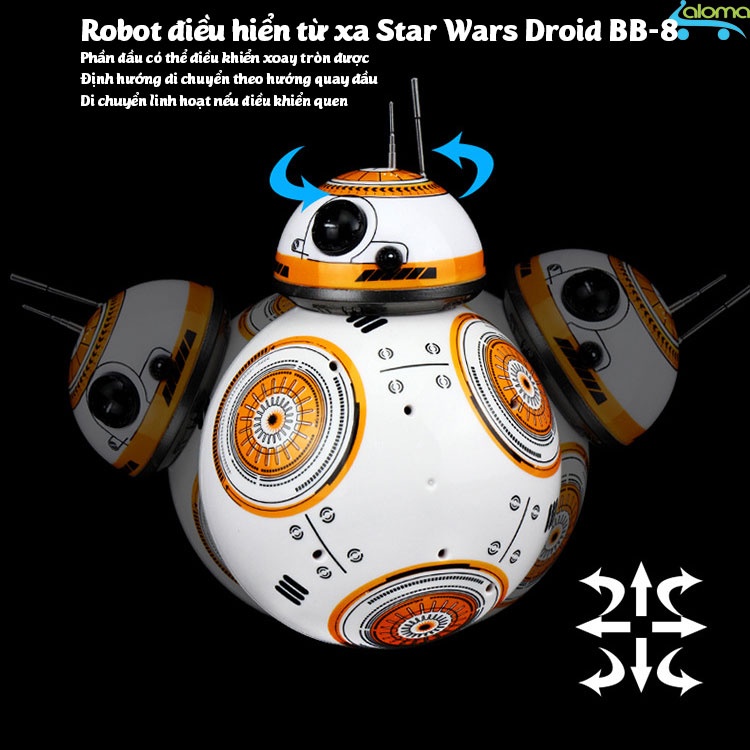 ROBOT ĐIỀU KHIỂN TỪ XA MẪU STAR WARS DROID BB-8