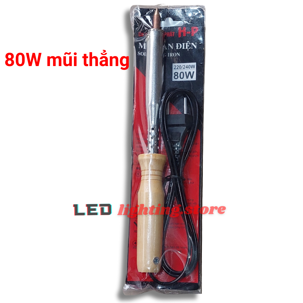Mỏ hàn Chì Cán Gỗ HP - 40W - 60W - 80W - 100W