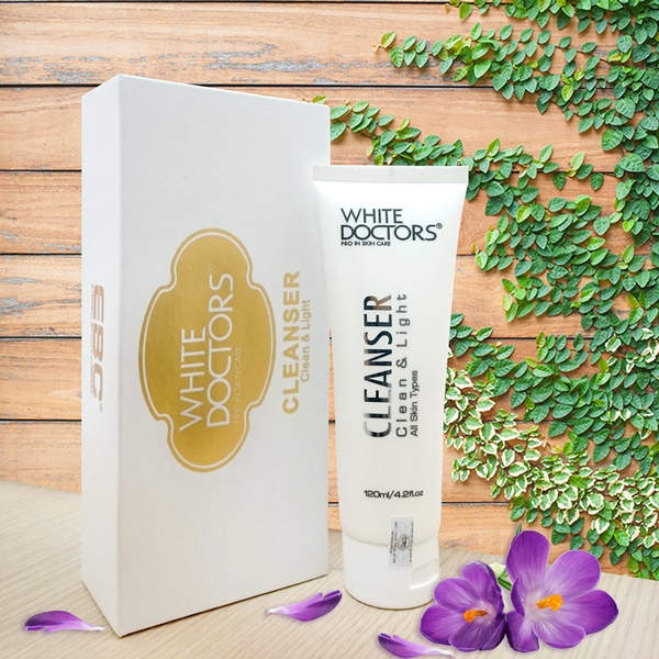 Sữa rửa mặt y học white doctor cleanser shop cam kết 100% hàng chính hãng